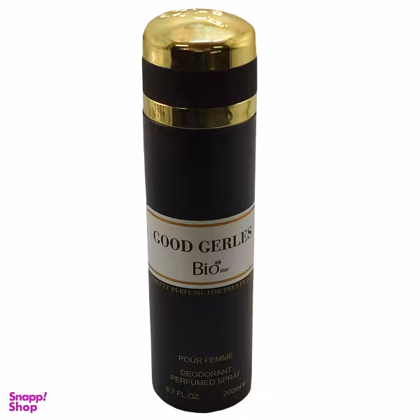 اسپری بدن زنانه بیو استار (Bio Star) مدل گودگرل حجم 200 میلی لیتر