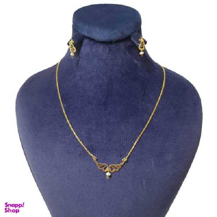 نیم ست طلا 18 عیار زنانه کانیار گالری مدل N414