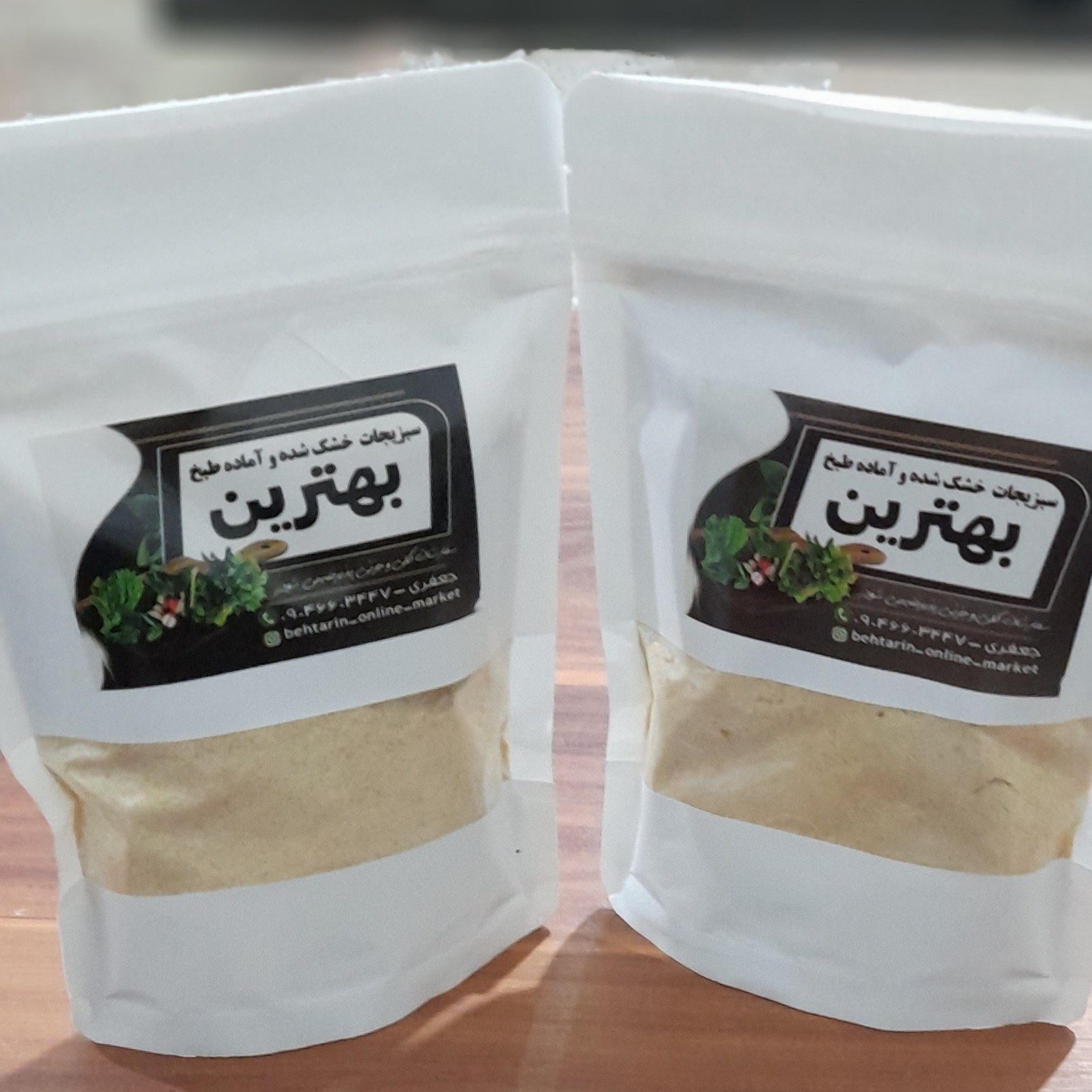 پودر سیر خانگی درجه یک بسیار خوش عطر 