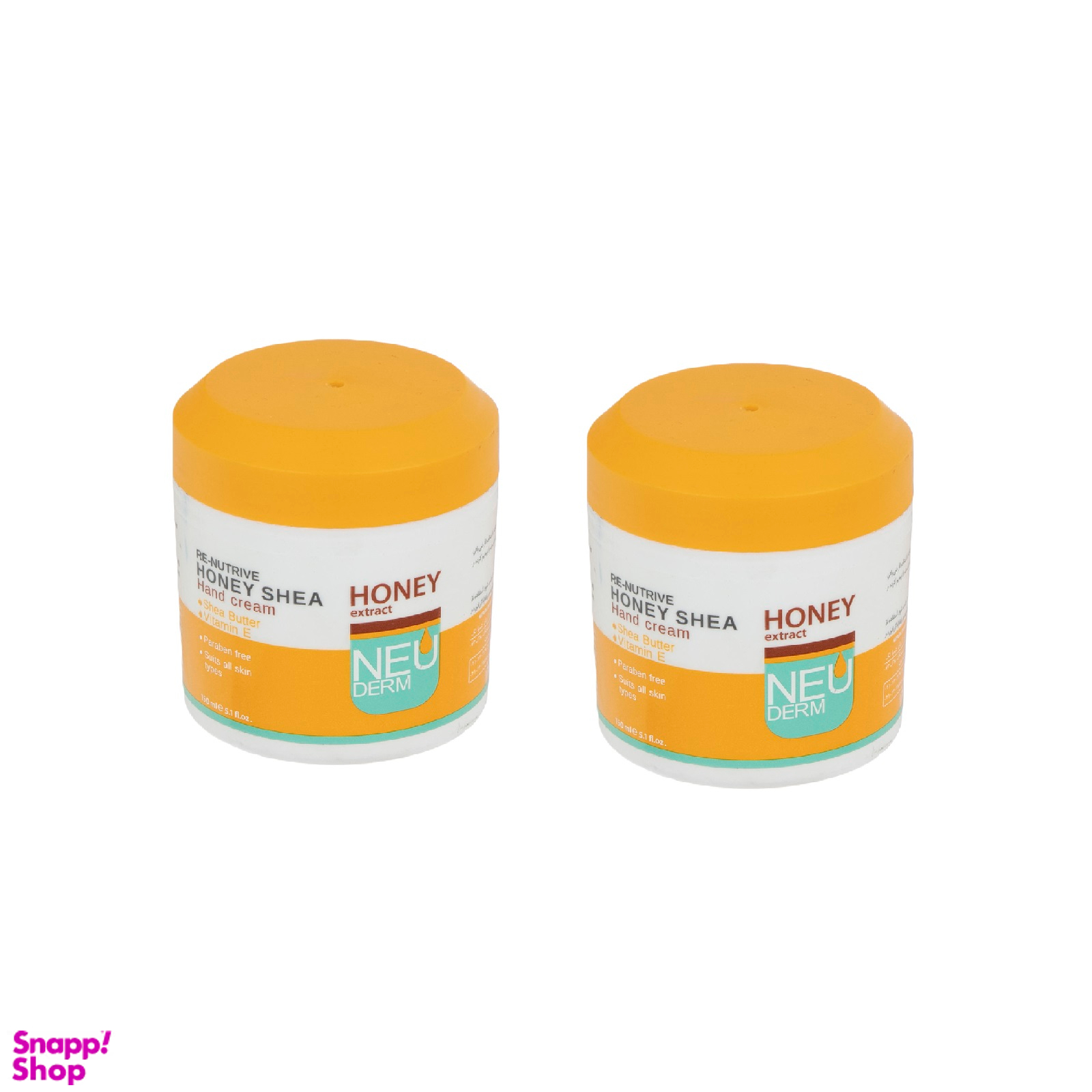 کرم دست نئودرم مدل Honey Shea حجم 150 میلی‌ لیتر مجموعه 2 عددی
