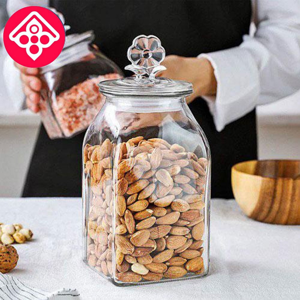 ظرف شیشه ای آشپزخانه - بانکه شیشه ای