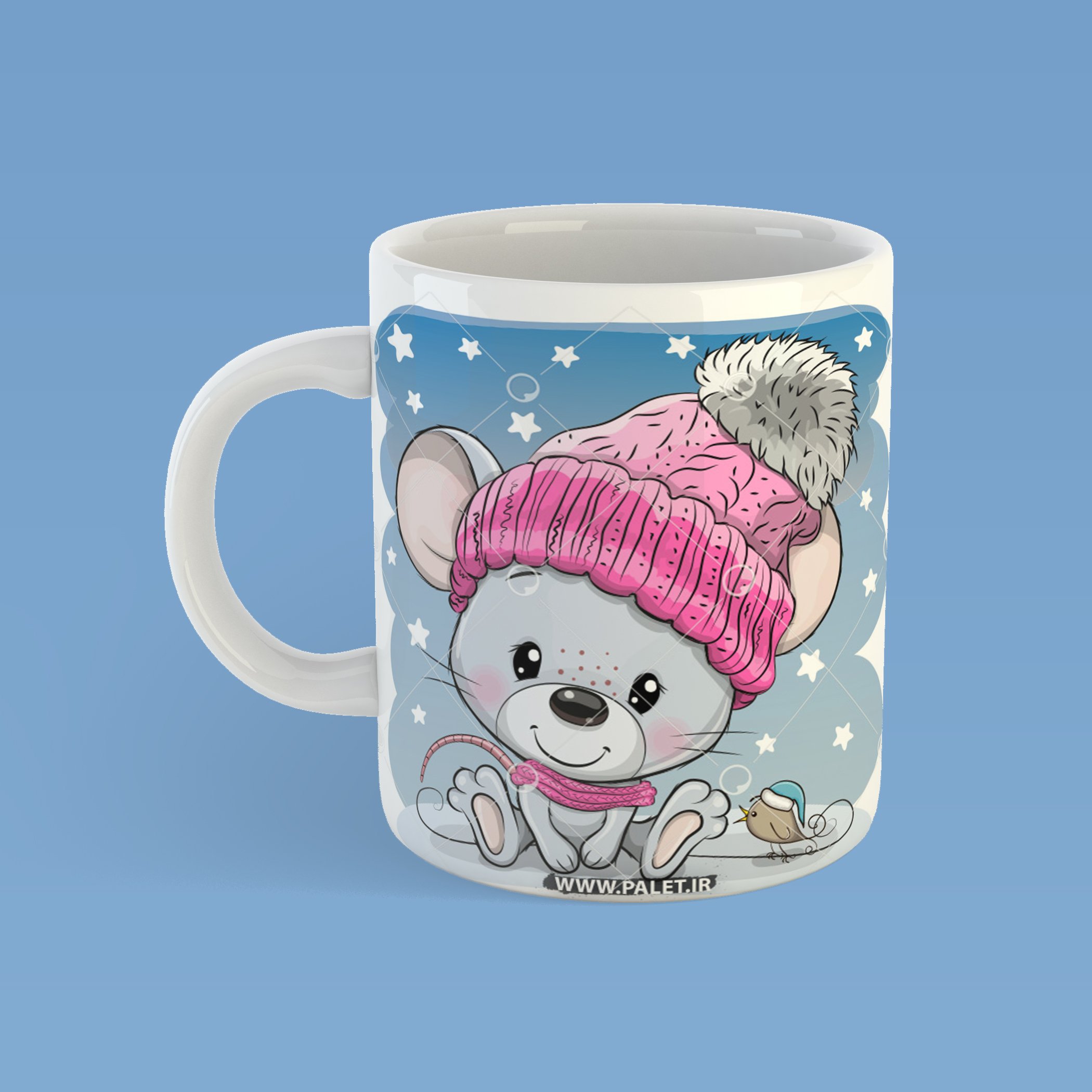 ماگ طرح موش فانتزی کد086