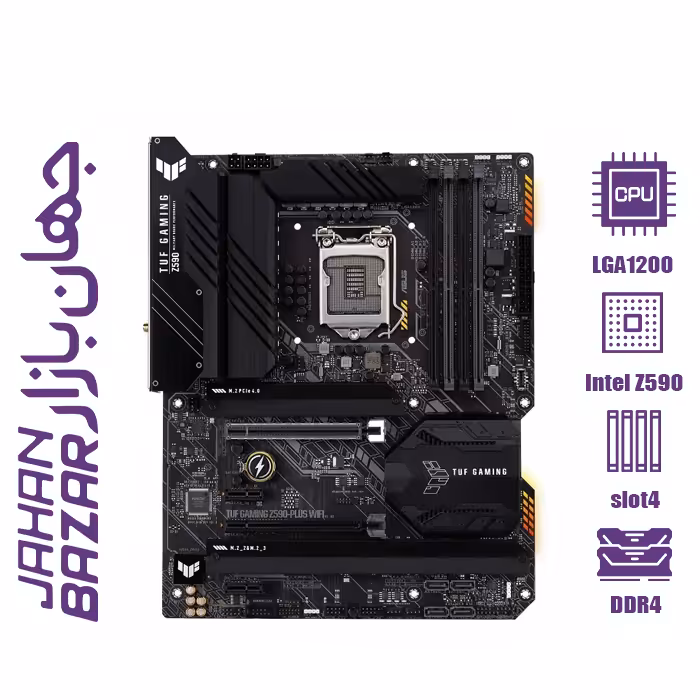 مادربرد ایسوس مدل ASUS TUF GAMING Z590 PLUS WiFi