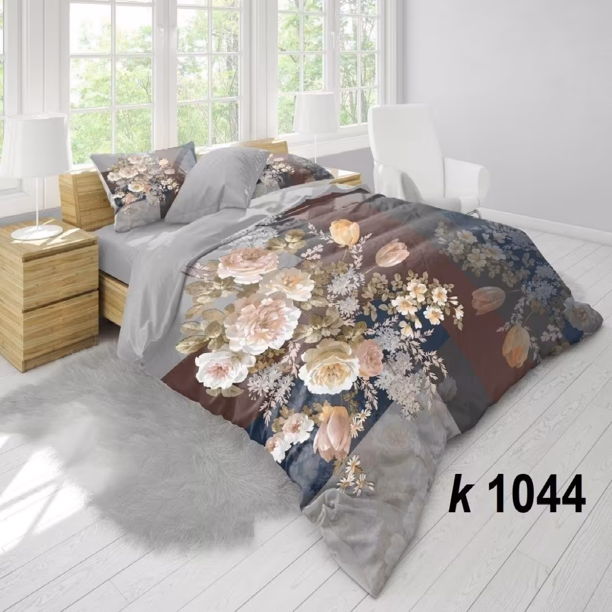 سرویس روتختی ترک إو turkev کد K-1044 دونفره 6 تکه