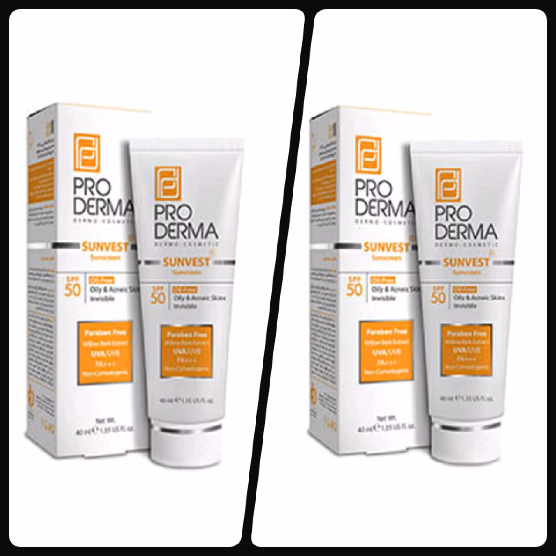 کرم ضدآفتاب پرودرما SPF 50 فاقد چربی