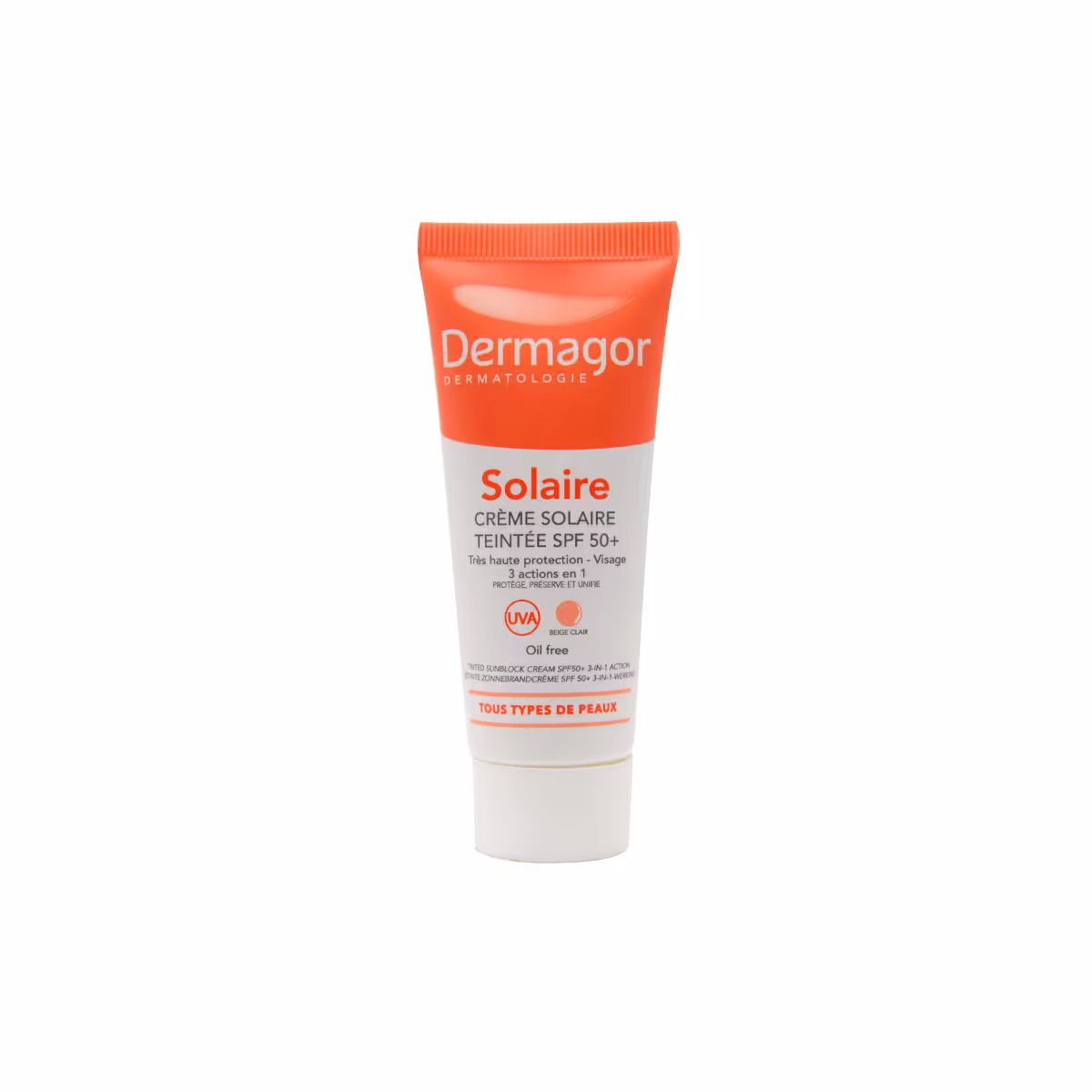 کرم ضد آفتاب پوست چرب و مختلط درماگور (SPF50)