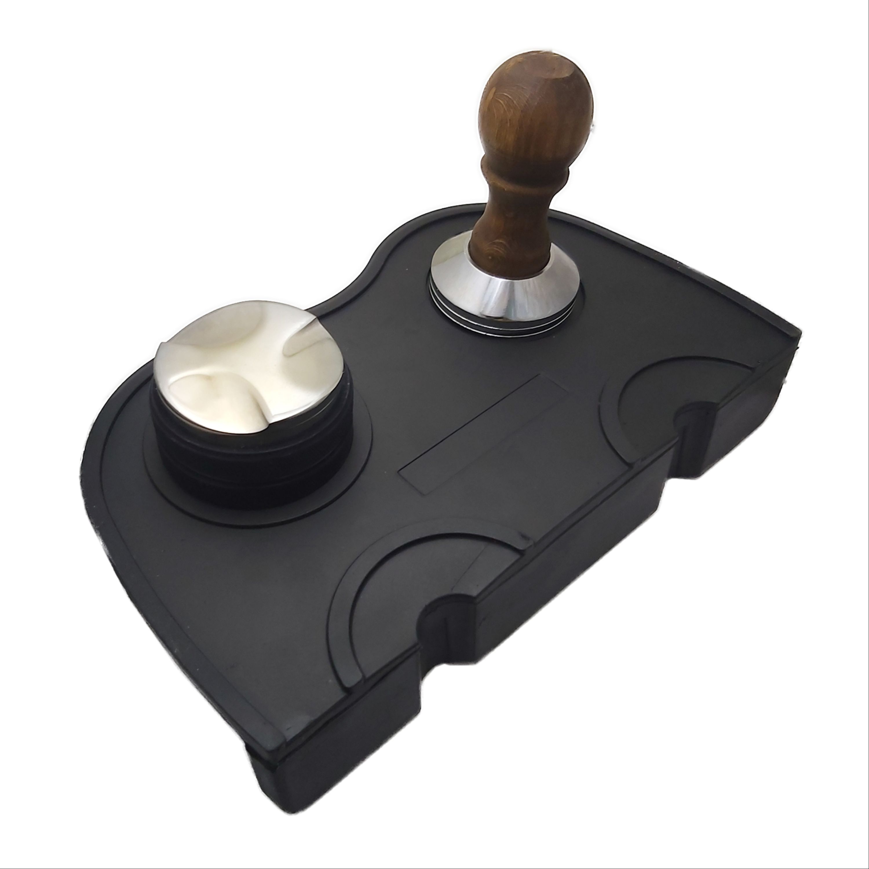 تمپر دسته چوبی و مت سیلیکونی و لولر فلزی مدل MBSH58