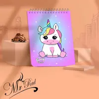 دفترچه یادداشت مستر راد طرح یونیکورن مدل اسب تک شاخ کد fiory 1752