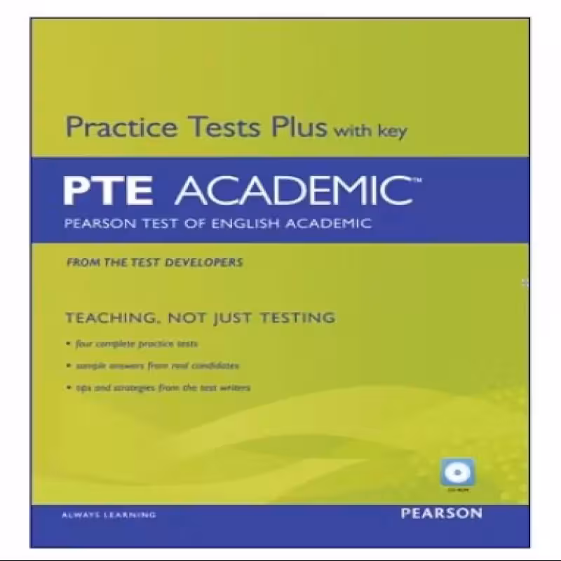 Practice Tests Plus PTE Academic کتاب