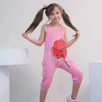 رامپر دخترانه  طرح گل