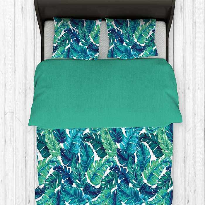 روتختی مدل برگ های سوزنی یکنفره 4تکه جنس میکرو