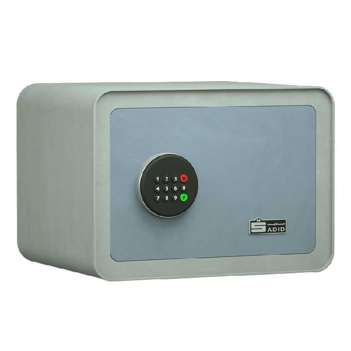 گاوصندوق خانگی الکترونیکی سدید مدل سیف باکس 350W رنگ طوسی 