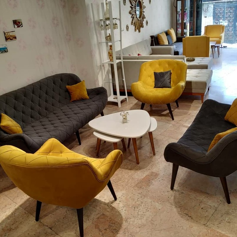 مبل مدل قایقی -مبل راحتی هفت نفره 