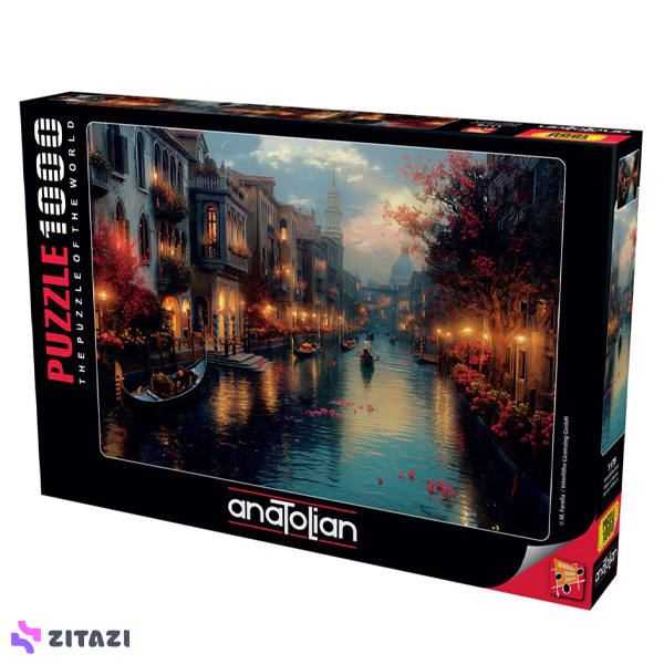 پازل 1000 تکه آناتولین مدل Night in Venice کد 1178