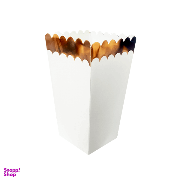 لیوان یکبار مصرف مدل طلاکوب بسته 10 عددی رنگ سفید