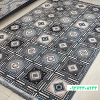 گلیم فرش طرح جدید6متری رنگ دودی کد501