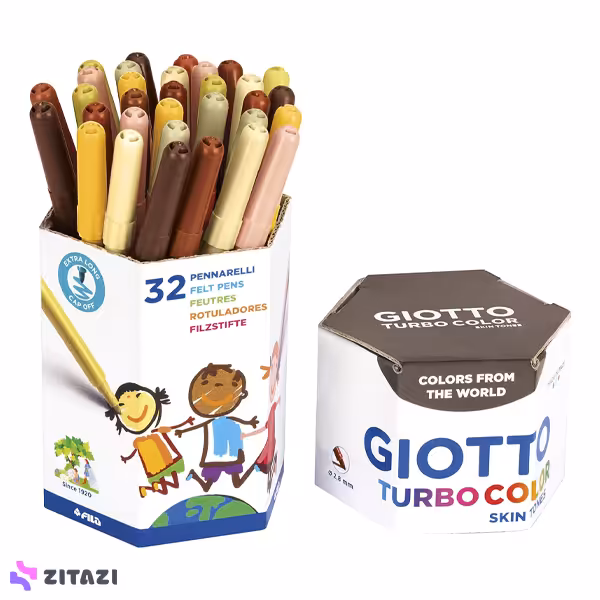 ماژیک 32 رنگ جیوتو Giotto مدل TURBO COLOR