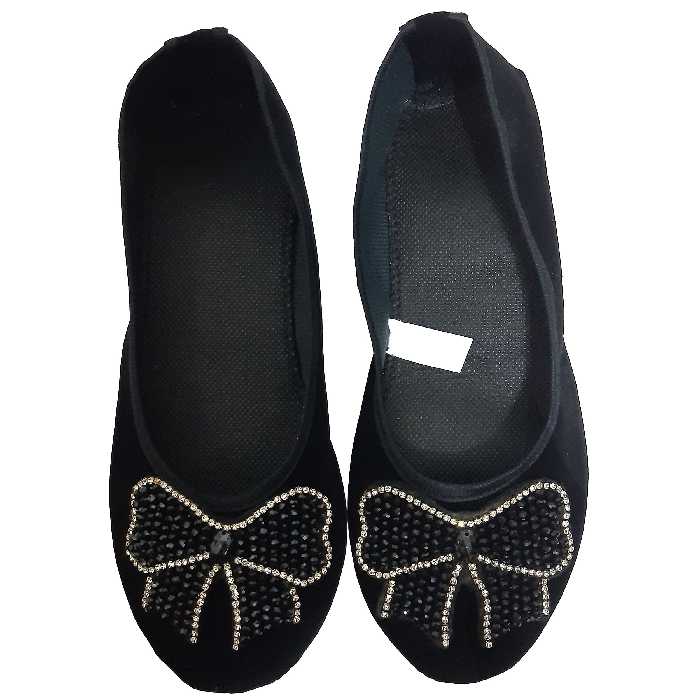 پاپوش پاپیون نگین دار