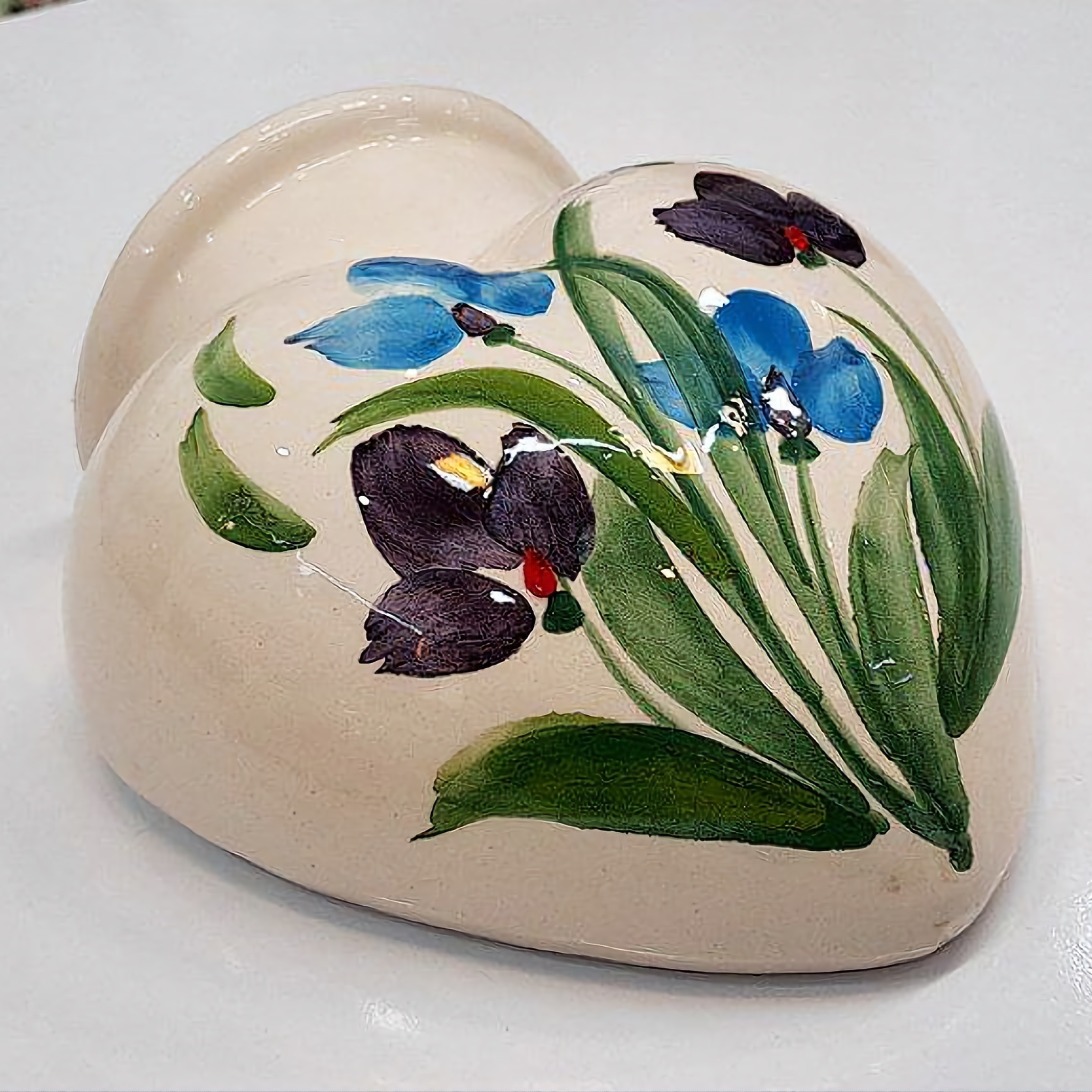 گلدان قلبی کادویی دیواری بزرگ سرامیکی