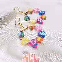 گوشواره مدل candy ماه فام