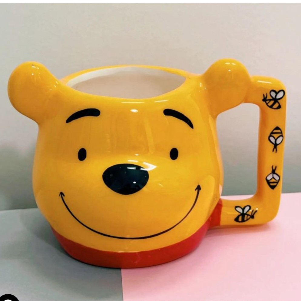 ماگ دستساز فانتزی سرامیکی مدل پوو دسته زنبوری