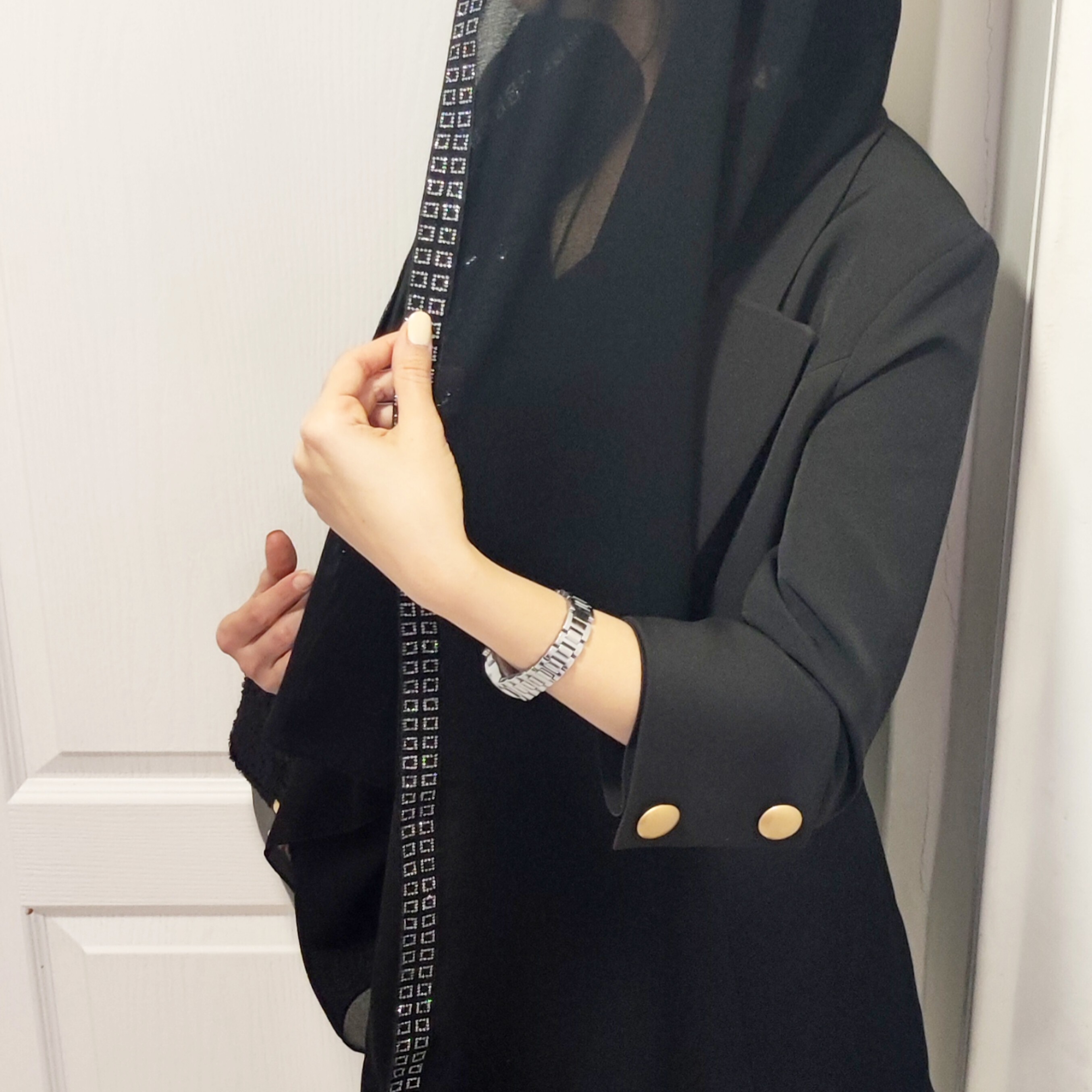 شال مشکی کارشده