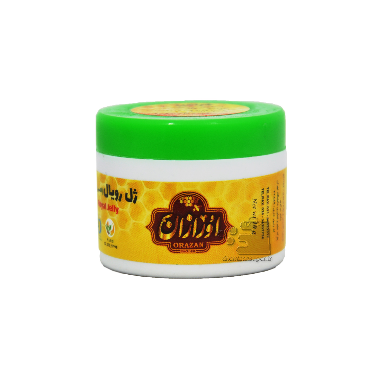 عسل با ژل رویال 10 گرم اورازان