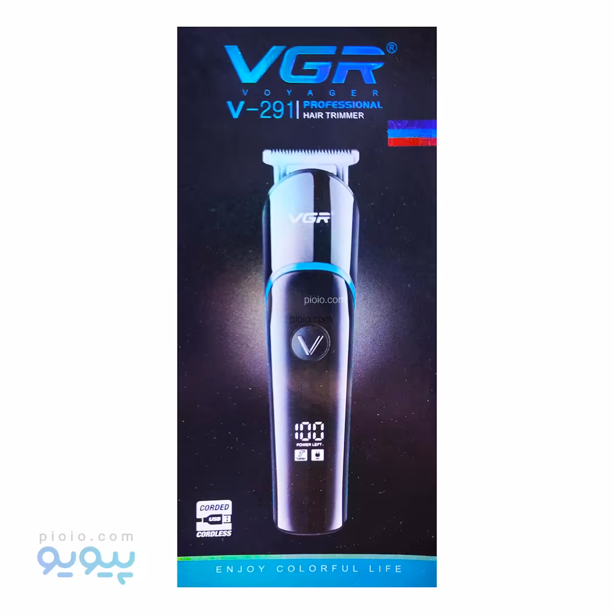 ماشین اصلاح سرو صورت وی جی آر مدل V-291 تک و عمده