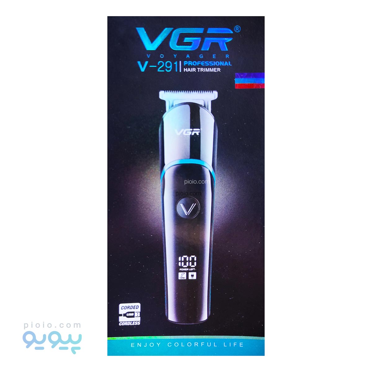 ماشین اصلاح سرو صورت وی جی آر مدل V-291 تک و عمده