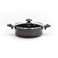 قابلمه کوتاه گرانیتی زرساب مدل گرانیتا کد GT-424KG (سایز 24)