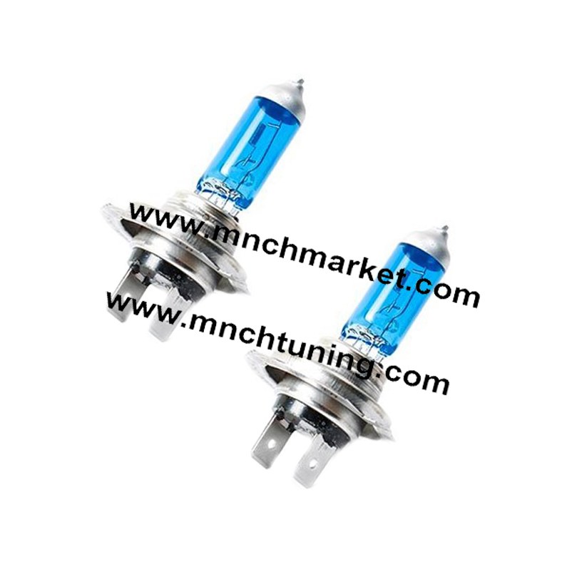 لامپ خودرو 100 وات پایه اچ 7 رنگ سفید یخی
