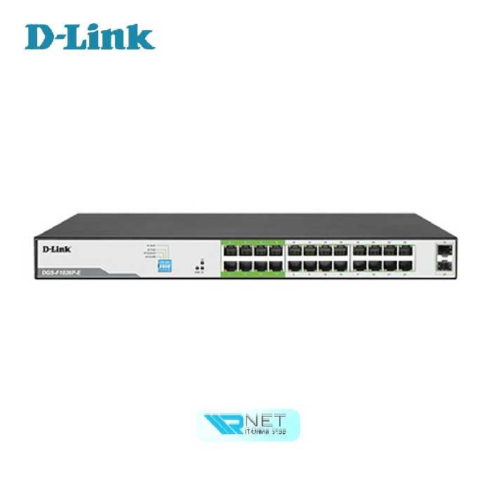 سوئیچ 24 پورت دی لینک مدل D-Link DGS-F1026P-E