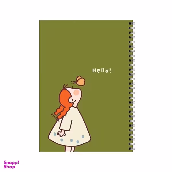 دفتر مشق 50 برگ بامبیلیپ طرح دخترانه و پروانه کد 6019607