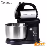 همزن کاسه دار تکنو TE‑706 مشکی 300 وات 3.5 لیتر