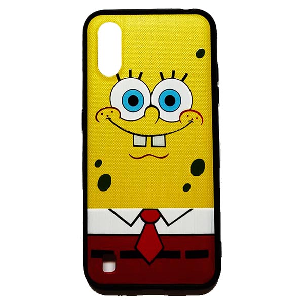 قاب فانتزی برجسته طرح دار باب اسفنجی سامسونگ Samsung Galaxy A01 کد 1