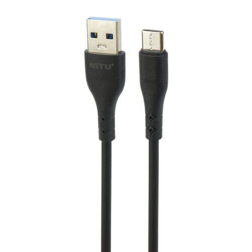 کابل کوتاه فست شارژ Type-c برند Nitu مدل NC251 طول 25cmNitu NC251 Type-C 25cm Cable