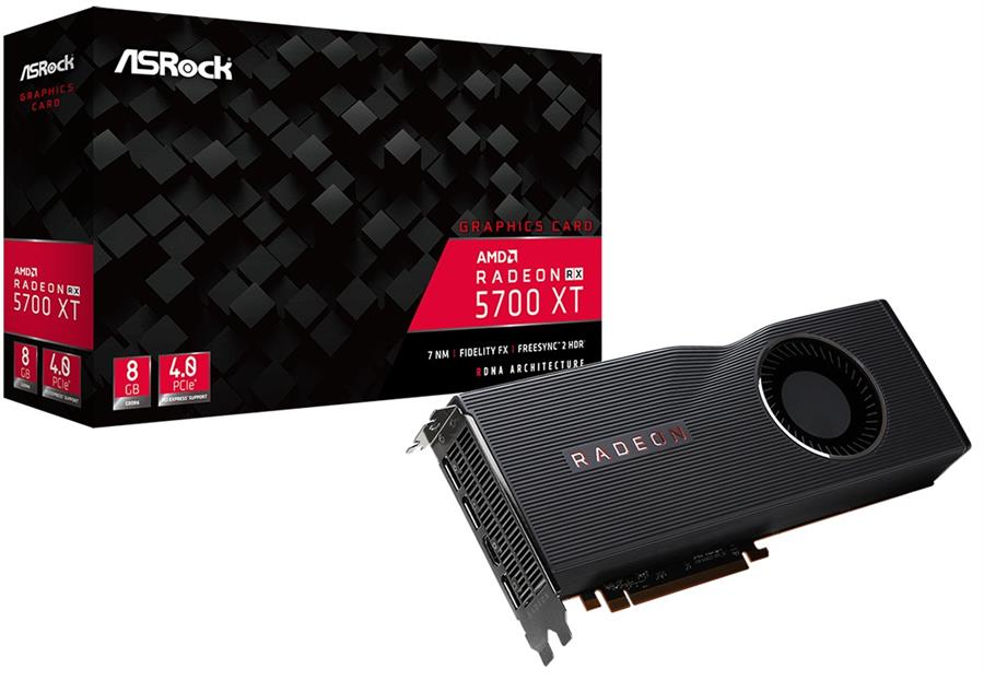 کارت گرافیک ازراک مدل آر ایکس 5700  ایکس تی با حافظه 8 گیگابایت