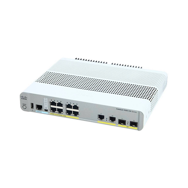 سوئیچ شبکه PoE سیسکو 8 پورت WS-C3560CX-8PC-S