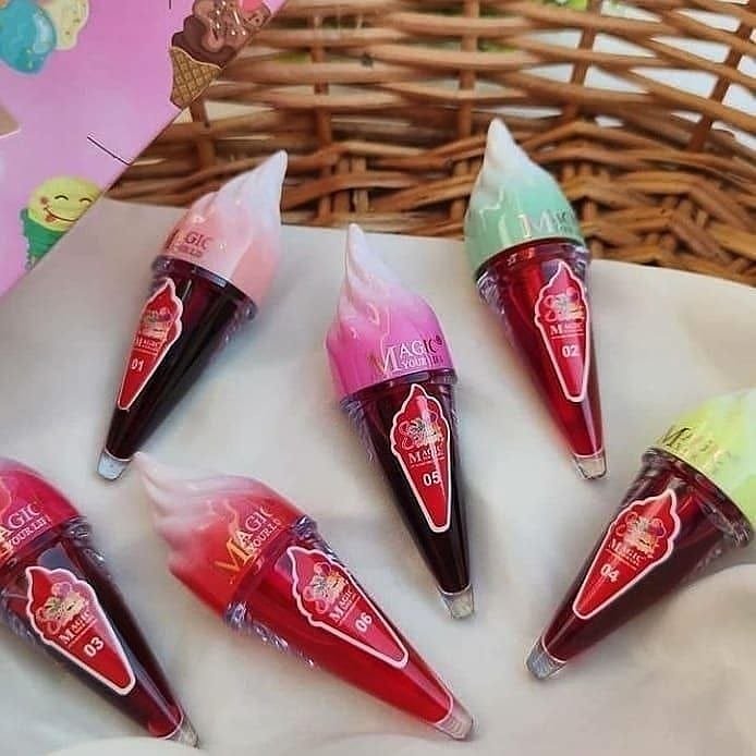 تینت لب 24 ساعته بستنی قیفی