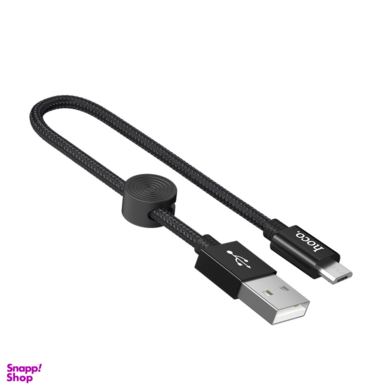 کابل شارژ USB به MicroUSB هوکو مدل X35 طول 25 سانتی متر