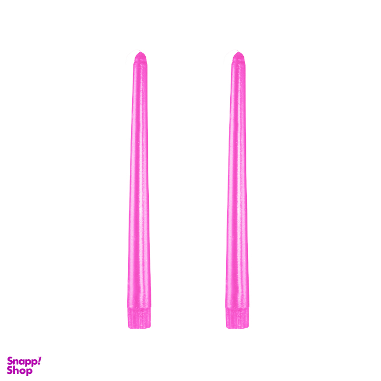 شمع مدل قلمی کد 007 بسته 2 عددی رنگ صورتی