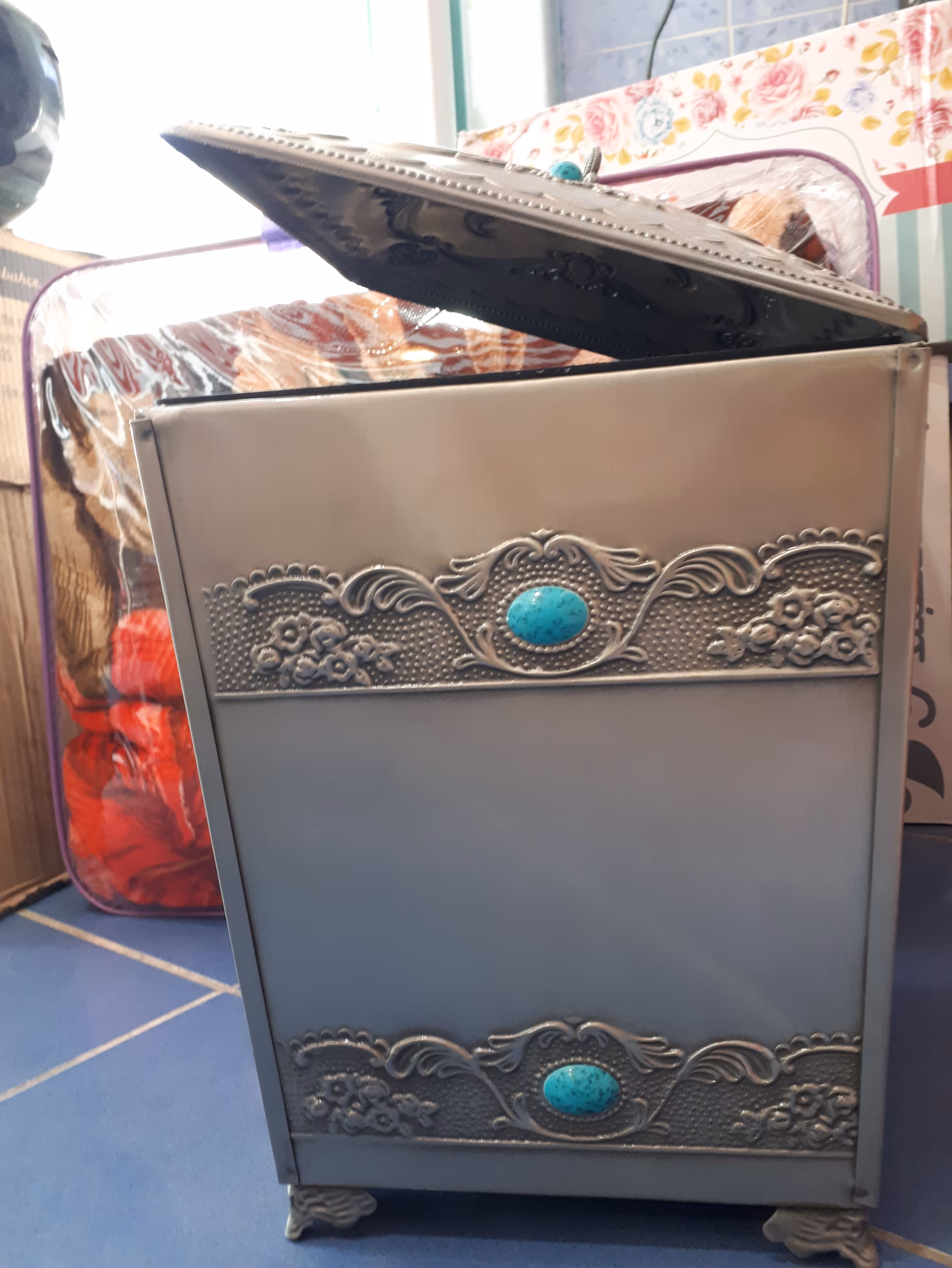 سطل و جادستمالی پیوتر نگین دار