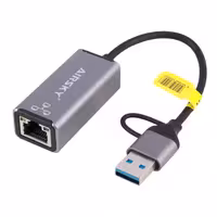 تبدیل USB-A/Type-C به پورت شبکه Lan 10/100Ifortech Airsky LAN TO USB/Type-C Converter