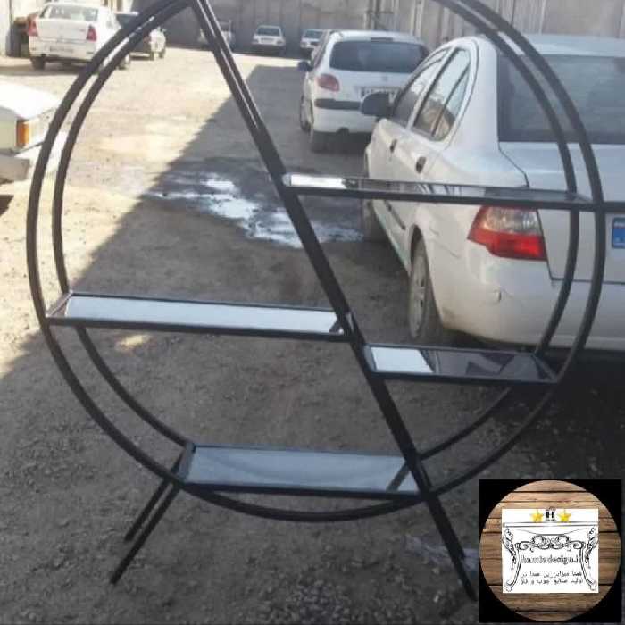 بوفه و ویترین  مدرن طرح دایره (ارسال باربری و پسکرایه)