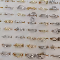 انگشتر بند انگشتی انگشتر نیم بندی 