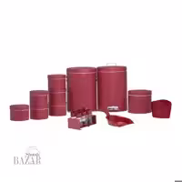 سرویس آشپزخانه 18 پارچه ساده ماتیکی سمباده ای بهازکالا 16289083