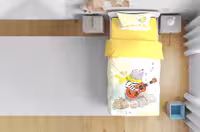 روتختی یک نفره آلوئه ورا لومانا 4تکه طرح Happy bear