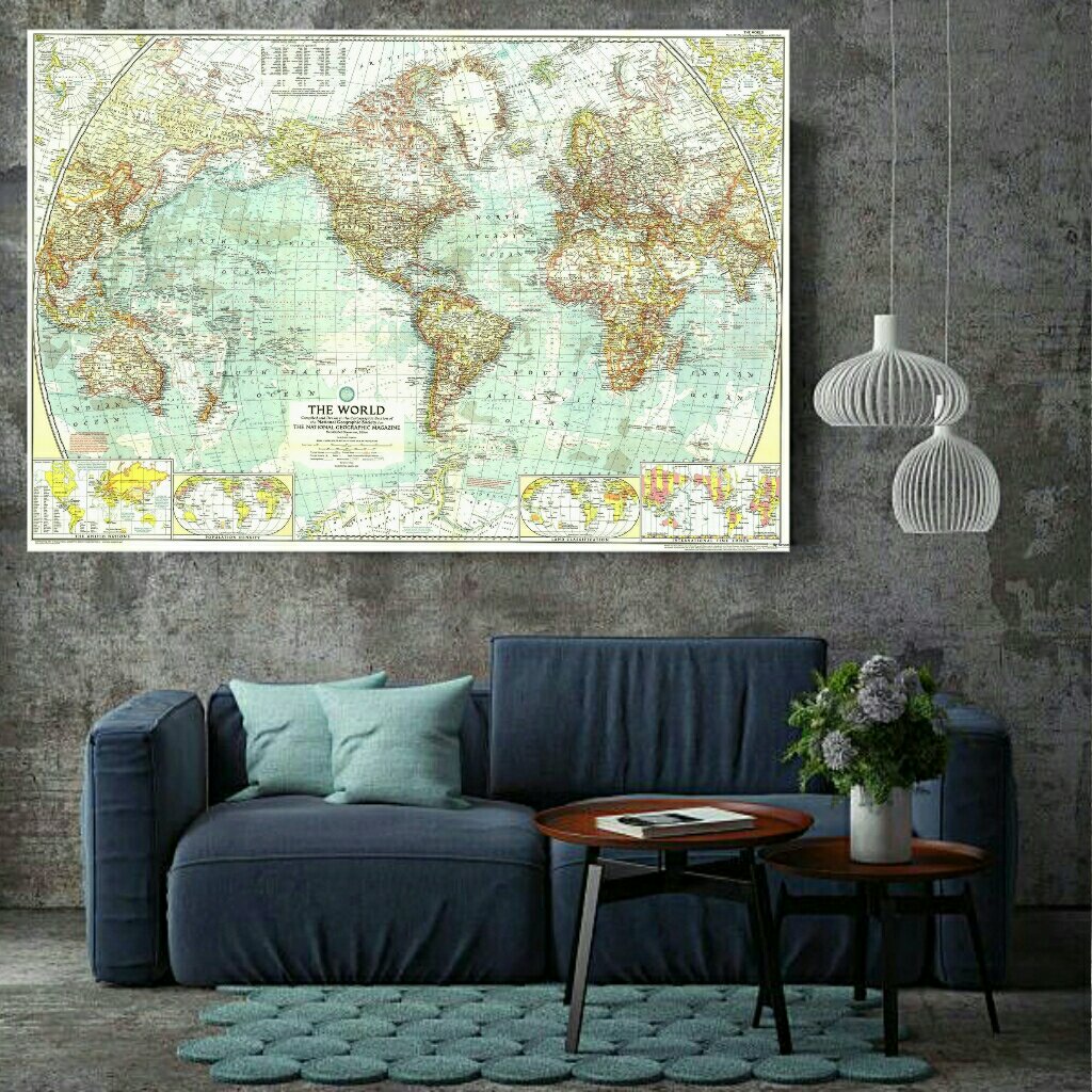 تابلو بوم طرح نقشه آنتیک کدn100