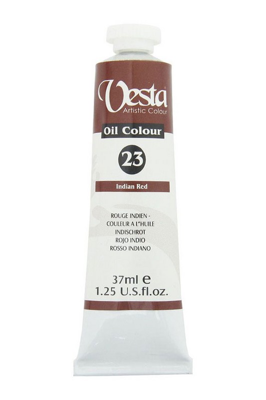 رنگ روغن وستا 37 میل کد 3854 Indian Red 23
