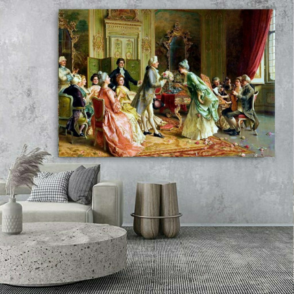 تابلو بوم طرح میهمانی شاهزاده سلطنتی